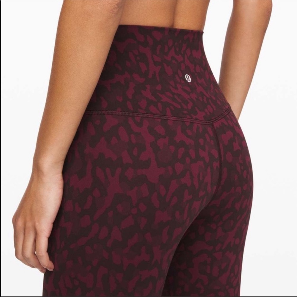 Lululemon Align Pant 28" Formation Camo Dark Adobe Multi